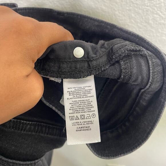 LOFT Black Kick Crop Jeans - Picture 9 of 16